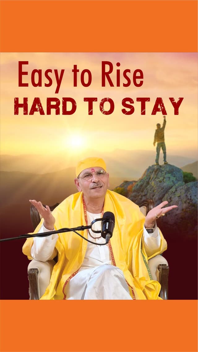 Easy to Rise… Hard to Stay 💯 Success