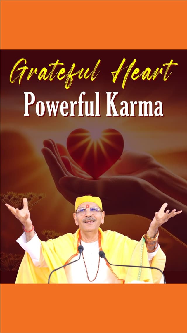 Grateful Heart = Powerful Karma 🙏✨