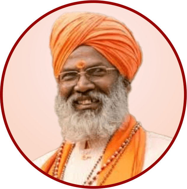 <p>Acharya Mahamandaleshwar Dr. Pujya Swami Sakshi Ji Maharaj (MP)</p>