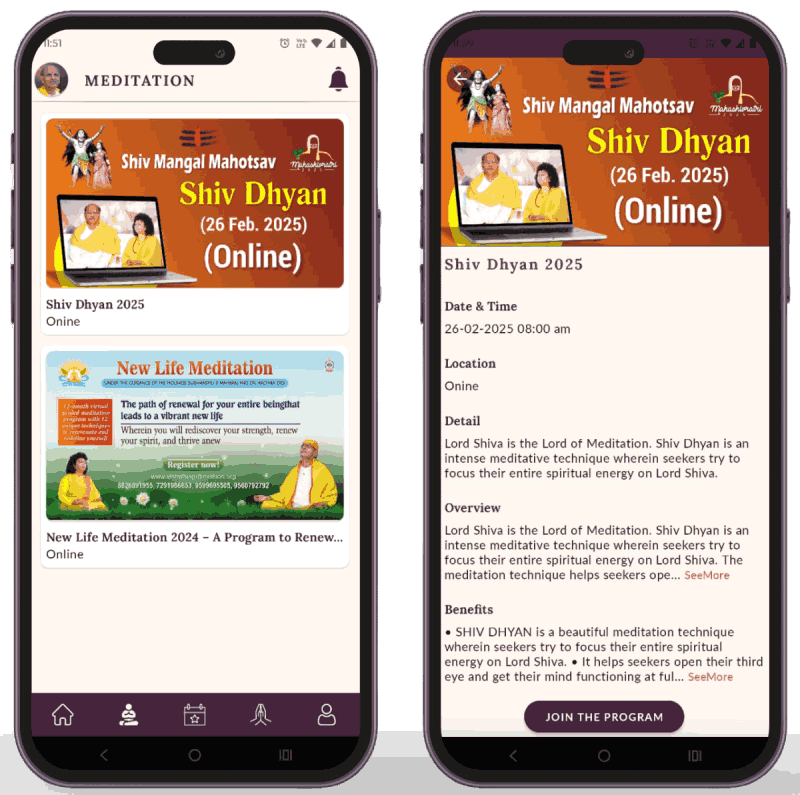 Shiv Mangal Mahotsav Join through App